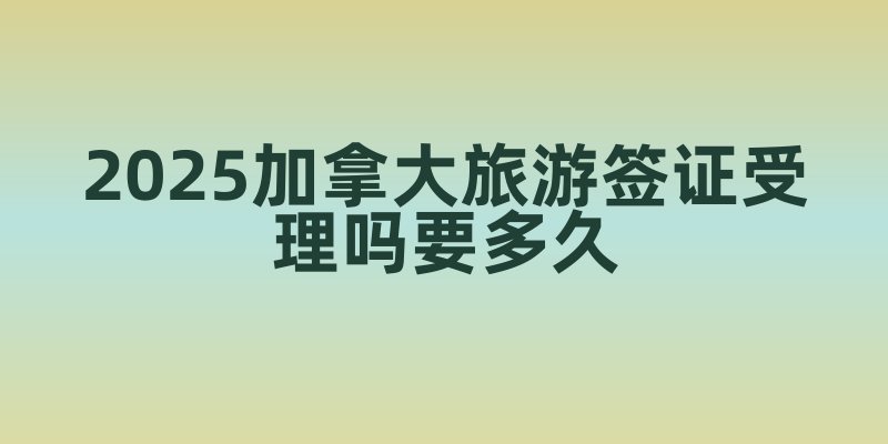 2025加拿大旅游签证受理吗要多久